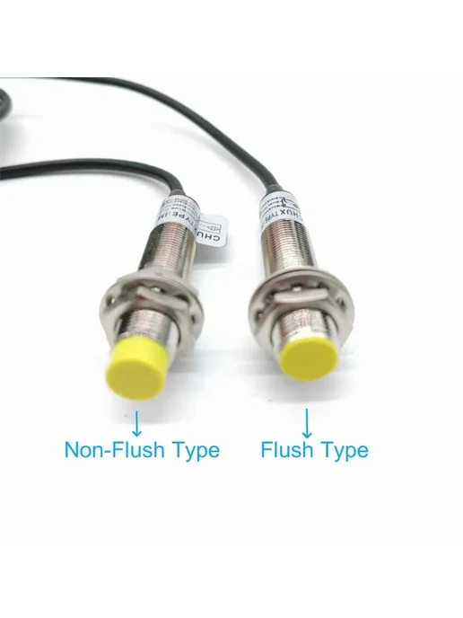 CHUX Датчик приближения M12 NPN 2 4 8 мм 5-24В 4mm non flush, вариант, фото 3