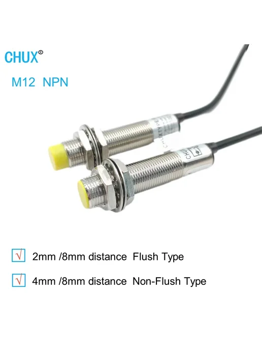 CHUX Датчик приближения M12 8mm nonflush NPN NC, вариант, фото 2