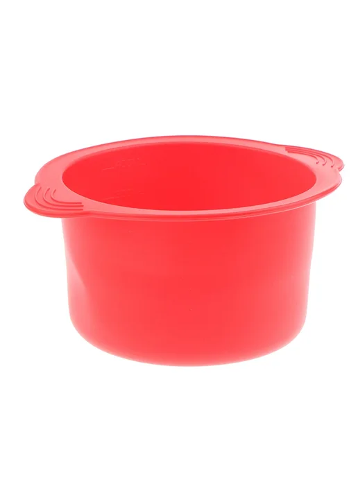 Нет бренда Термостойкие силиконовые чаши для воскоплава 1 шт. Red, 1 шт