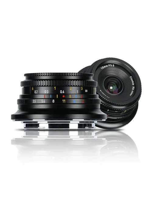 Lapgood Объектив 7artisans 10mm F3.5 М4 3 Black Sony Nikon, черный