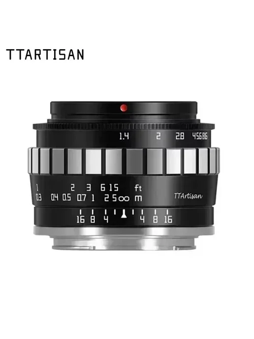 TTArtisan 23mm F1.4 APS-C MF Объектив для Fuji X XT-100, Nik, черный, фото 7