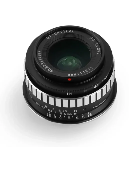 TTArtisan Объектив 23mm F1.4 Фудзи ХФ Black and Silver Fuji, черный