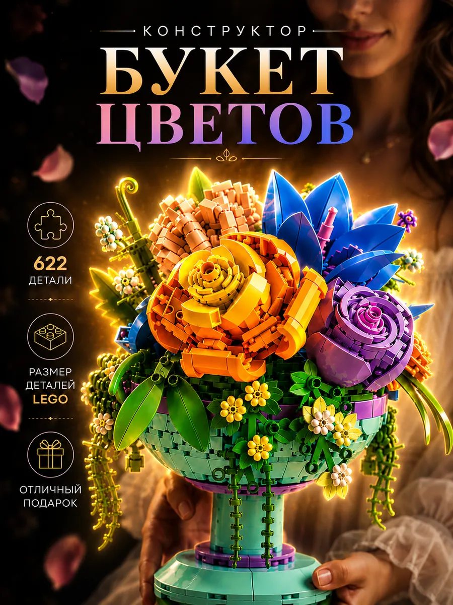 Конструктор Lego букет цветов
