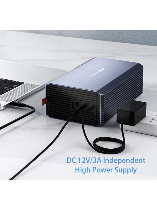 Нет бренда ACASIS Корпус для жестких дисков 2х3.5" USB 3.0, 2x3.5, фото 5