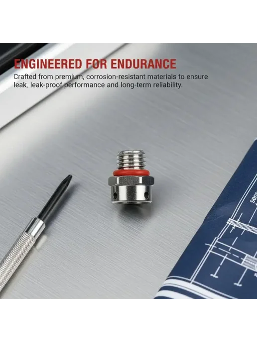 ZLinKJ Вентиляционный клапан из нержавеющей стали M10x0.75, 10x0.75, фото 3