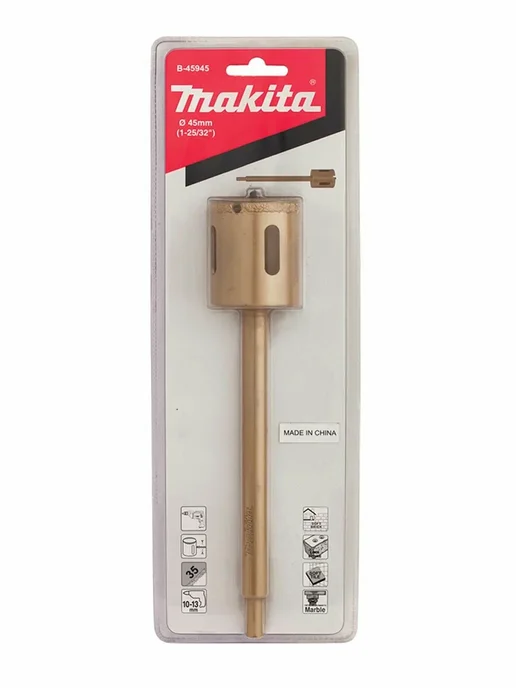 Makita Алмазная коронка 45x40мм B-45945 Оригинал, 45x40 мм
