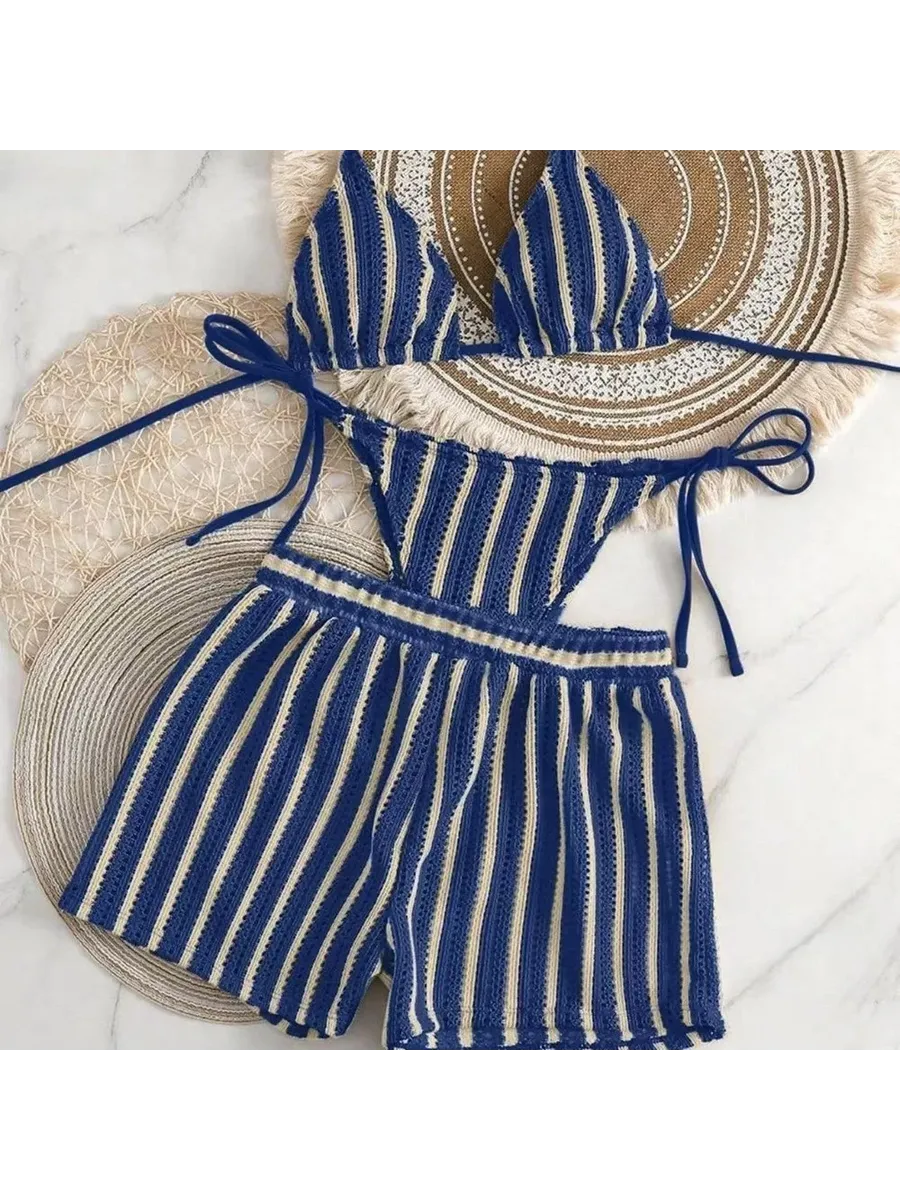Купальник 3 в 1 Fashion Stripes полиэстер