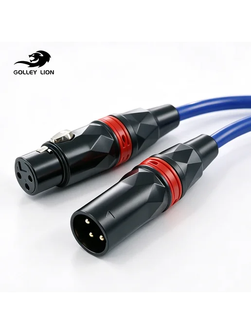 GOLLE YLION Кабель XLR GOLLEY LION 1M для микрофона, 1M