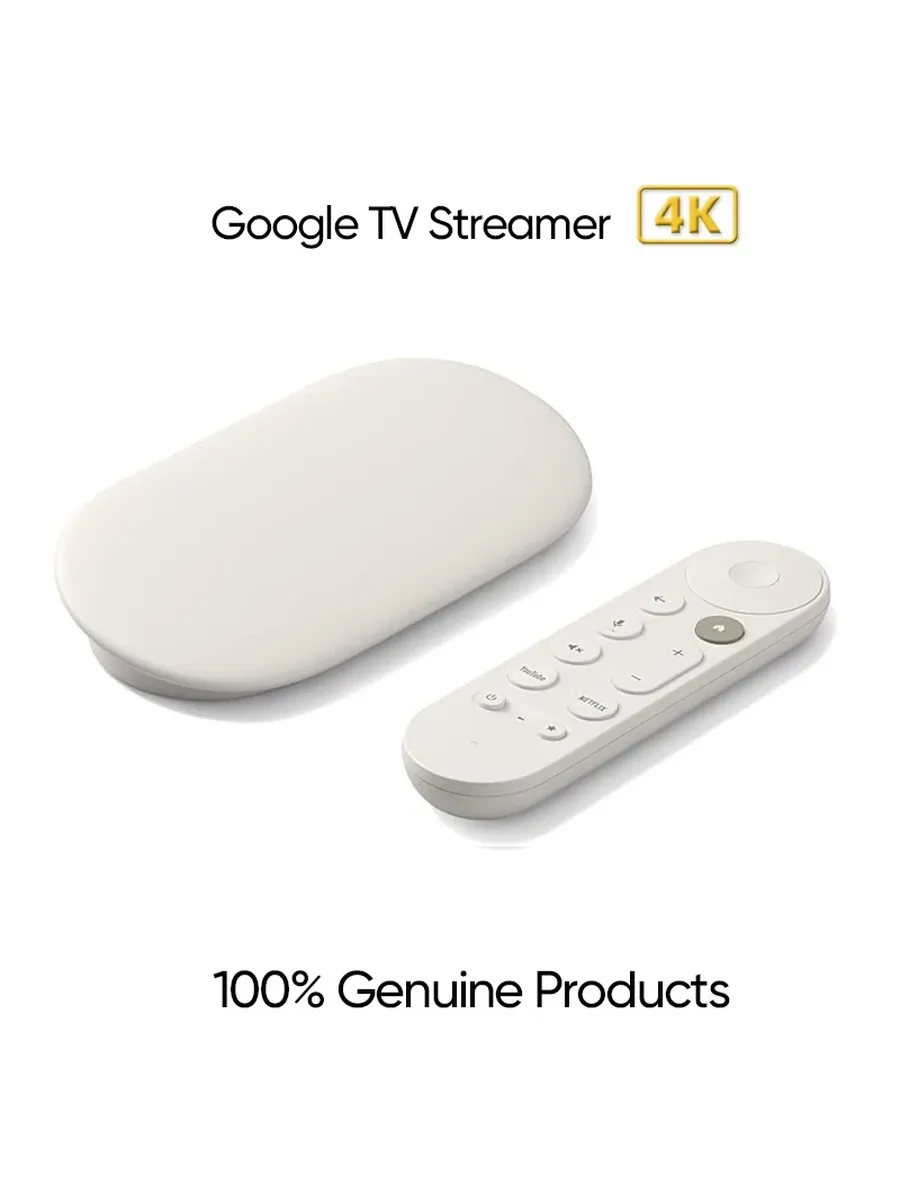 Google TV Streamer（4K）（Porcelain） Google TV streamer (4K) Porcelain 4K Google 1122268777 купить за