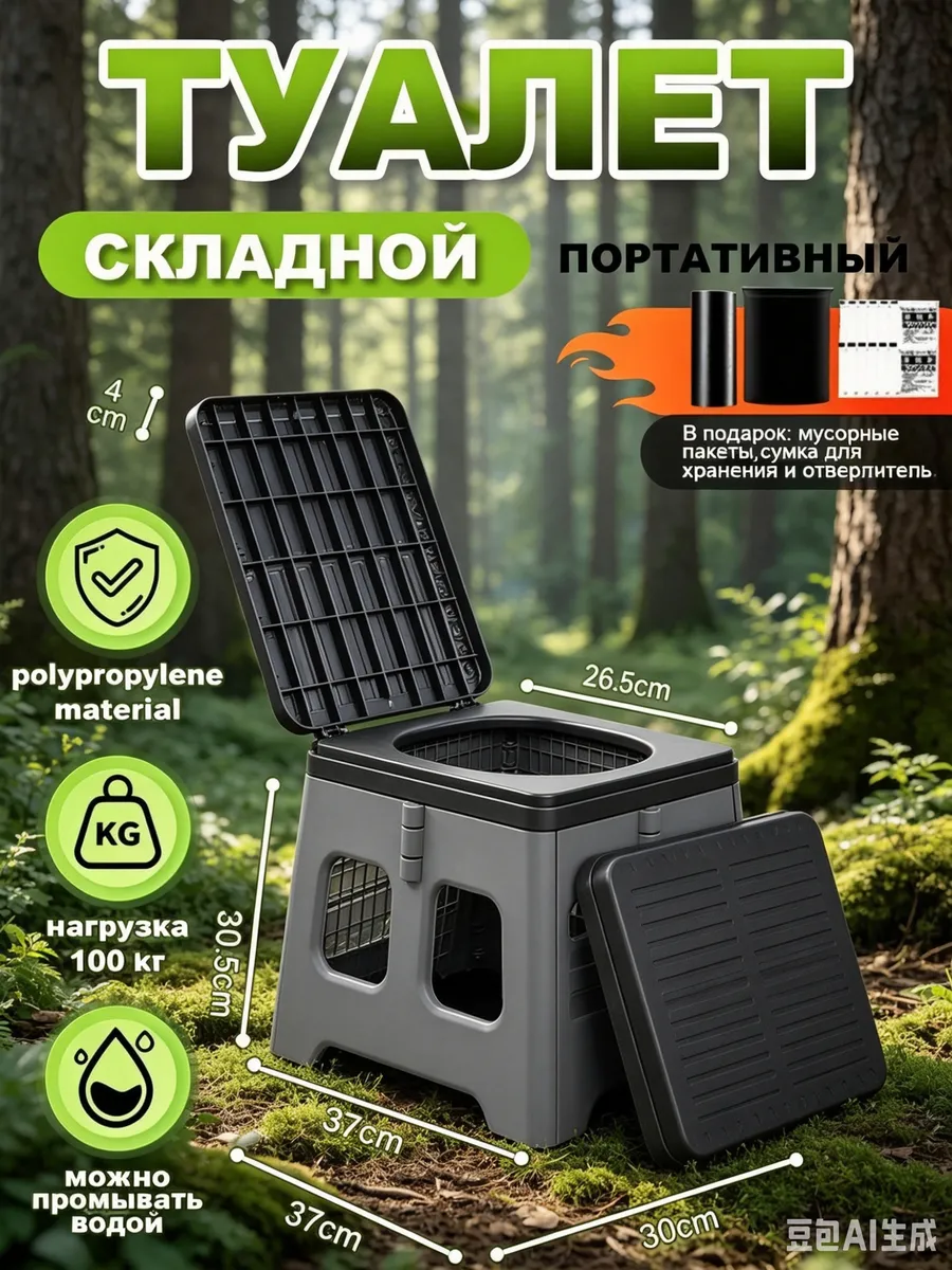 Био туалет складной походный туристический