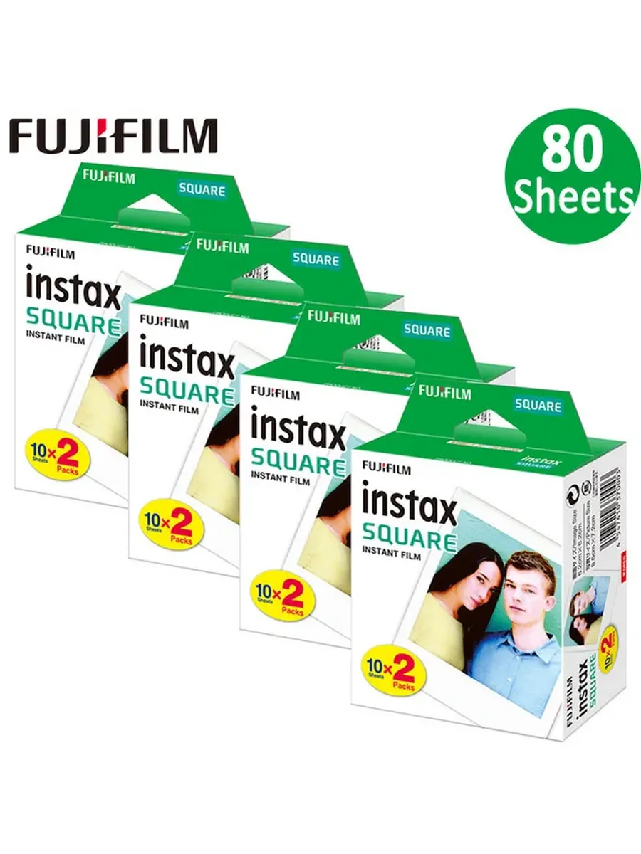 FUJIFILM Фотопленка Instax Square, 80 листов