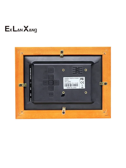 ExLanXang Цифровая фоторамка DPF-706A 7 дюймов, черная, США, черный, фото 2