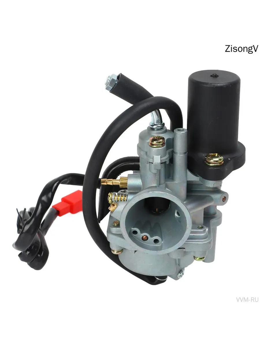 Карбюратор PZ19J 19мм для скутера Jog 50cc с электроглуши...