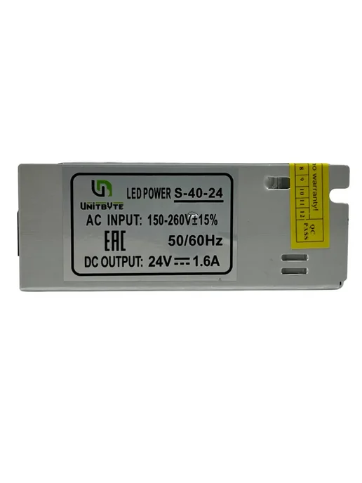 Unitbyte Блок питания S 24V 40W 1.6A IP20, 40 Вт, фото 3