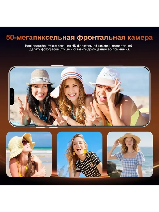 Смартфон YFQTXLW Iphome 17 Pro Max 16/1024 ГБ, черный, фото 8
