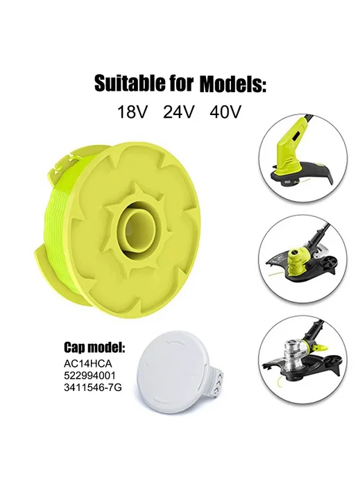 AC80RL3 Сменная катушка для триммеров Ryobi One Plus + 18 В, вариант, фото 2