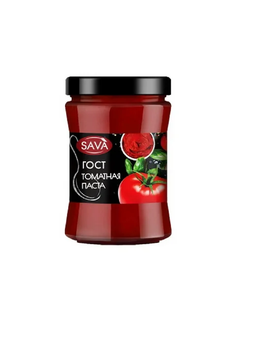 САВА Томатная паста 25%, 250 гр, 8 уп, 250 г, 8 шт, фото 2