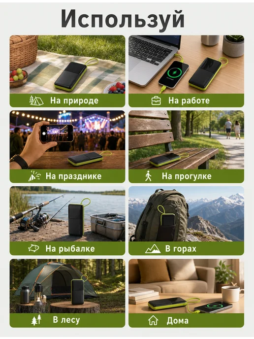 повербанк для телефона пауэрбанк 30000 power bank, черный, фото 5