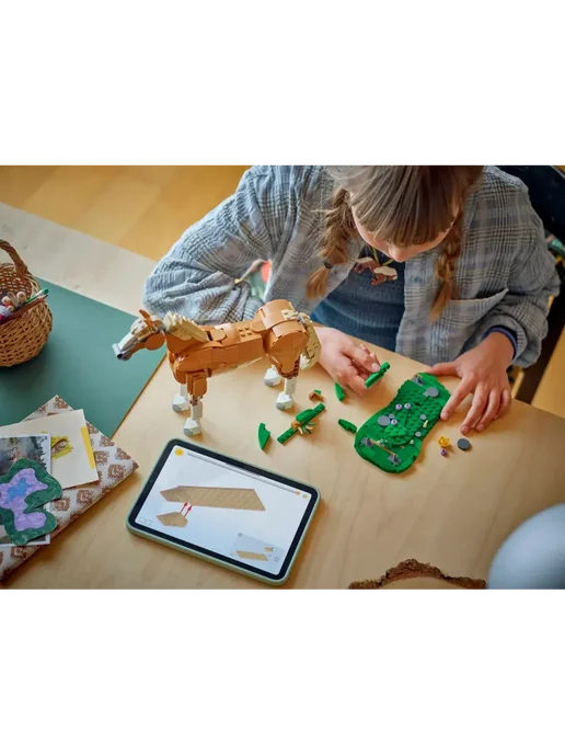 LEGO Конструктор Creator 31166 Красивая лошадь 3в1, черный, фото 7