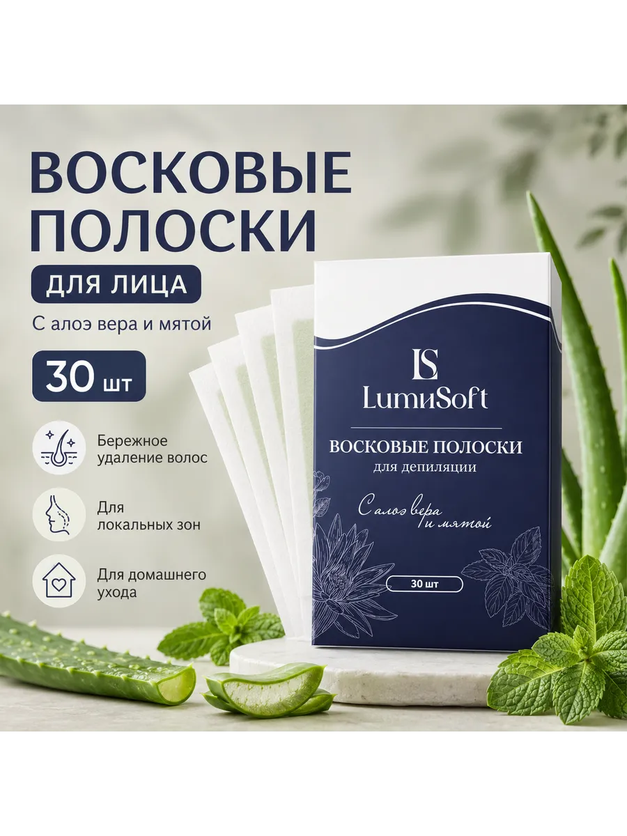 Восковые полоски для лица