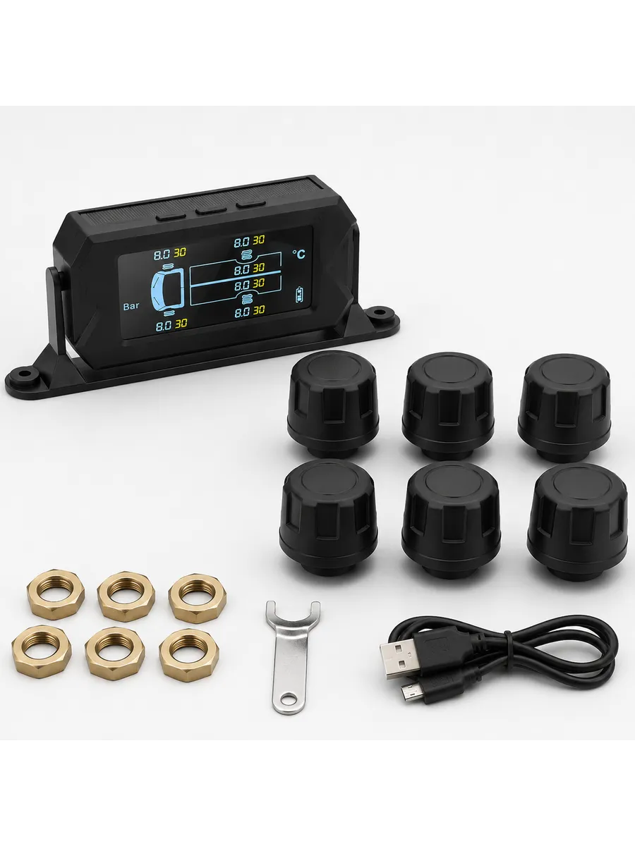 Система контроля давления в шинах TPMS для грузовиков и RV