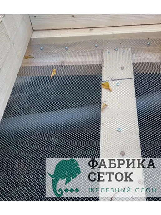 Фабрика сеток "Железный слон" Сетка от грызунов 5х5мм, рулон 1х5.1м оцинкованная, 1x5.1 м, 5,1 м, фото 7