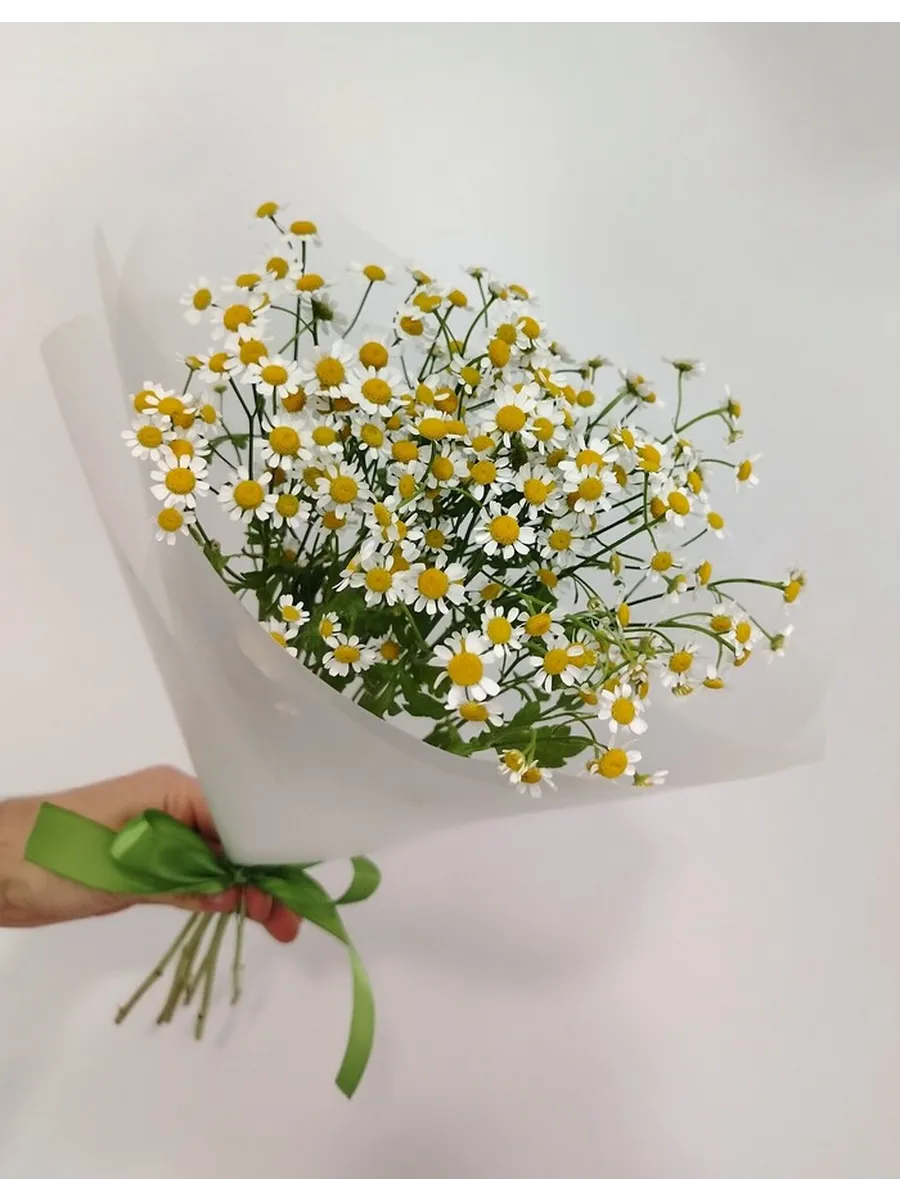 Букет из 5 кустовых ромашек