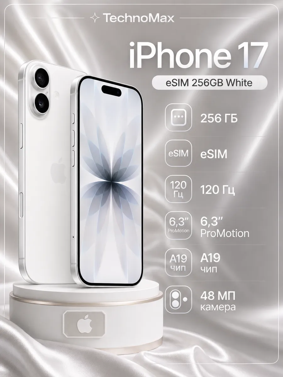 iPhone 17 256GB White eSIM