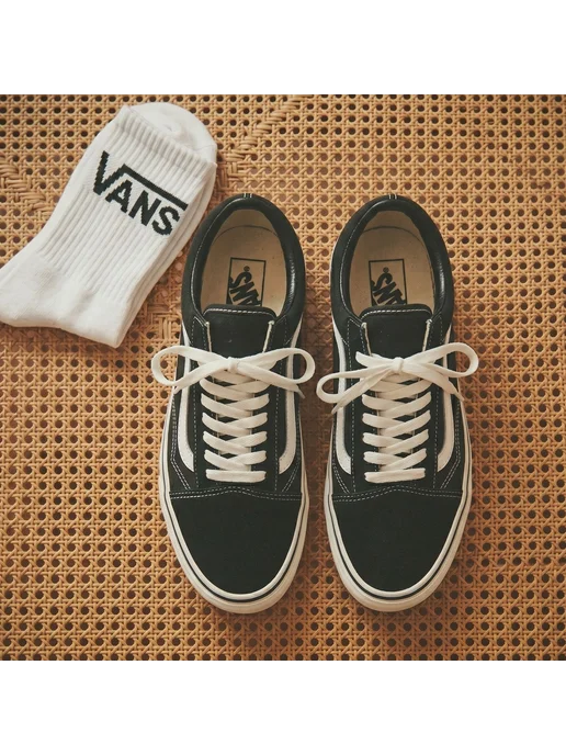 Vans Скейт-кеды из холста, черный, фото 2