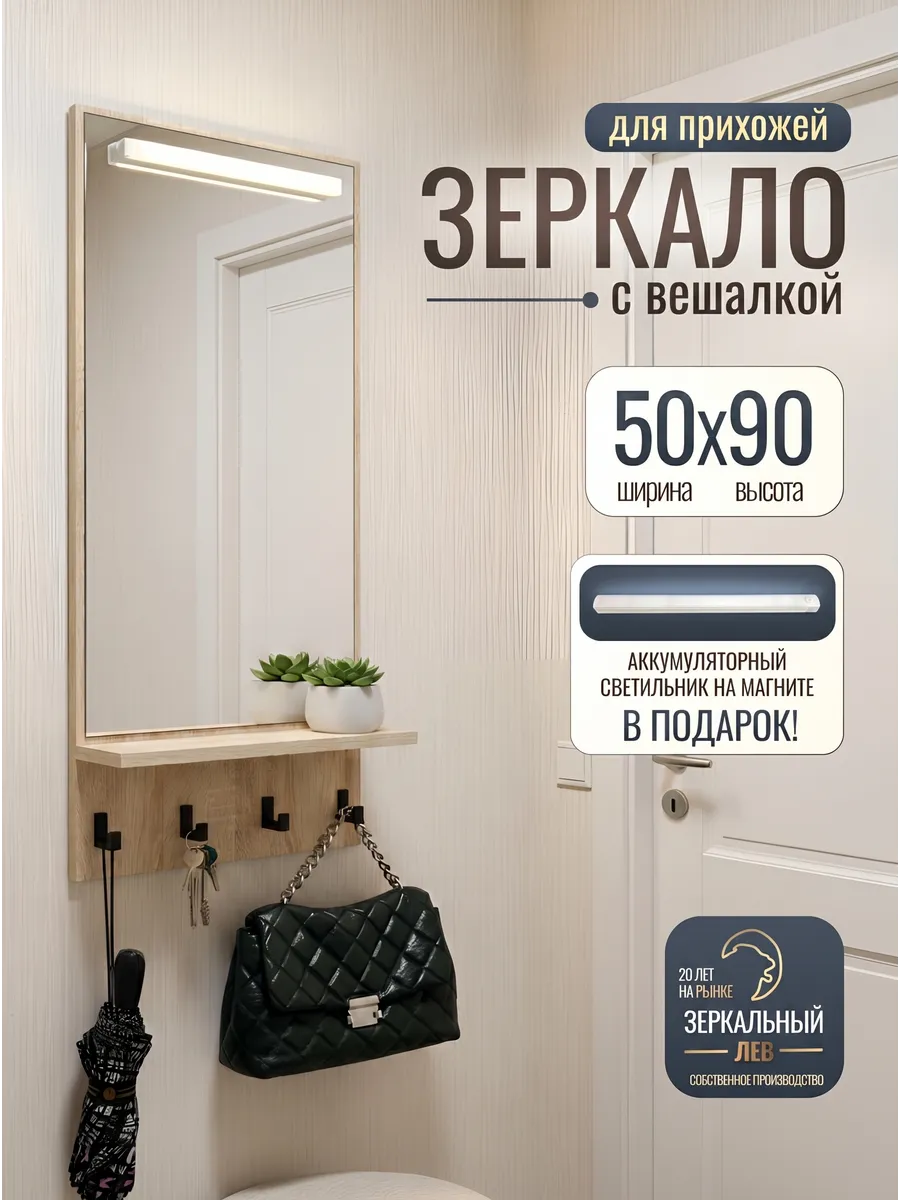 Зеркало настенное для прихожей