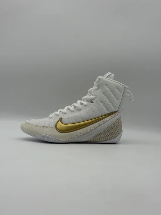 Nike Боксерские ботинки, бежевый, фото 2