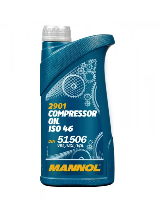 MANNOL Масло индустриальное 2901 Compressor OIL ISO 46 1 л, 1 л, фото 2