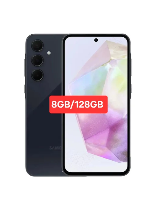 Смартфон Samsung A35 8/128 ГБ, синий
