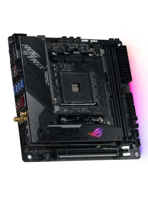 Asus Материнская плата ROG Strix X570-I Gaming AM4 AMD X570 M-ITX, вариант, фото 2