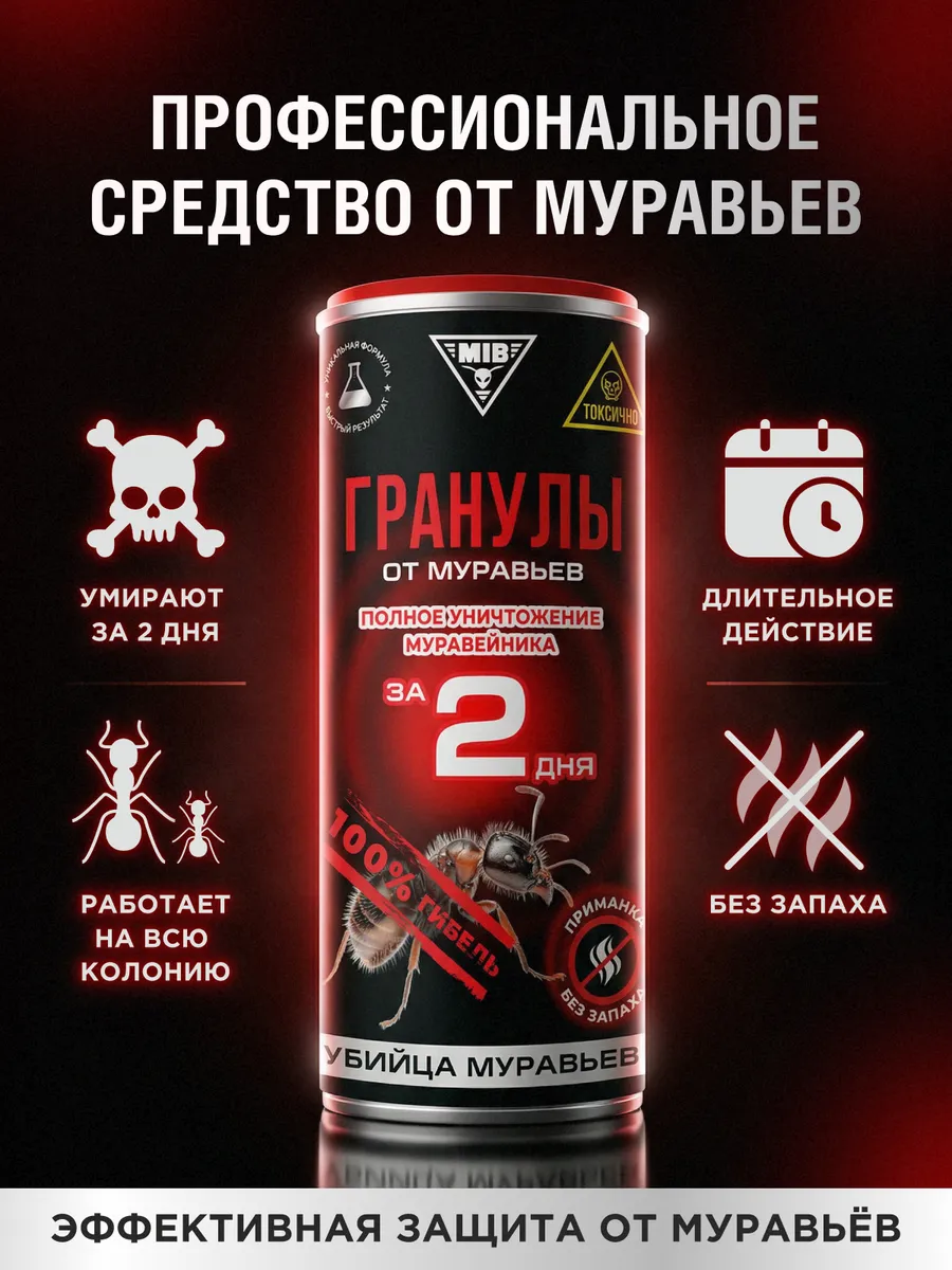 Средство от муравьев садовых домашних, гранулы, 250г