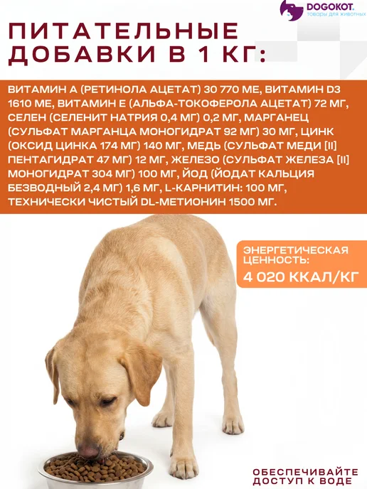 Сухой корм MONGE Monoprotein Лосем для собак, 2,5 кг, фото 2