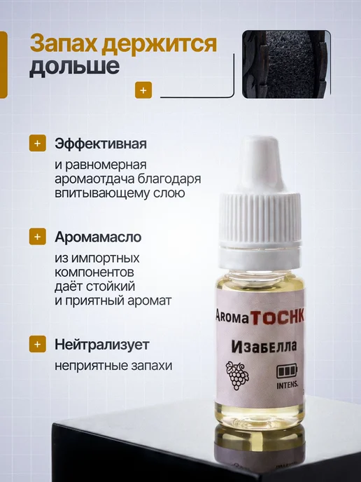 AromaTOCHKA Ароматизатор в машину многоразовый Лапа, черный, фото 3