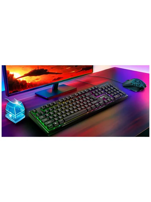 GENIUS Игровая клавиатура + мышь Scorpion KM-GX3 RURGB, вариант, фото 3