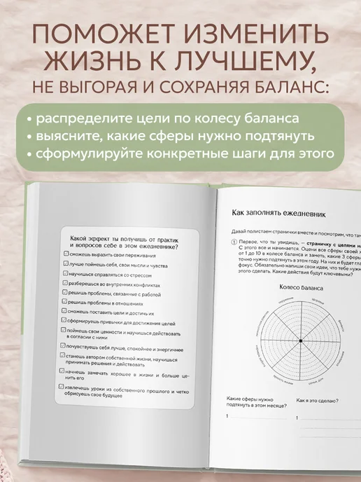 Эксмо Its your time. Умный ежедневник недатированный (розовый), зеленый, фото 3