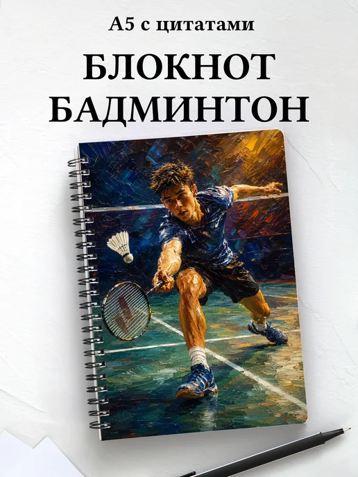 Блокнот Бадминтон