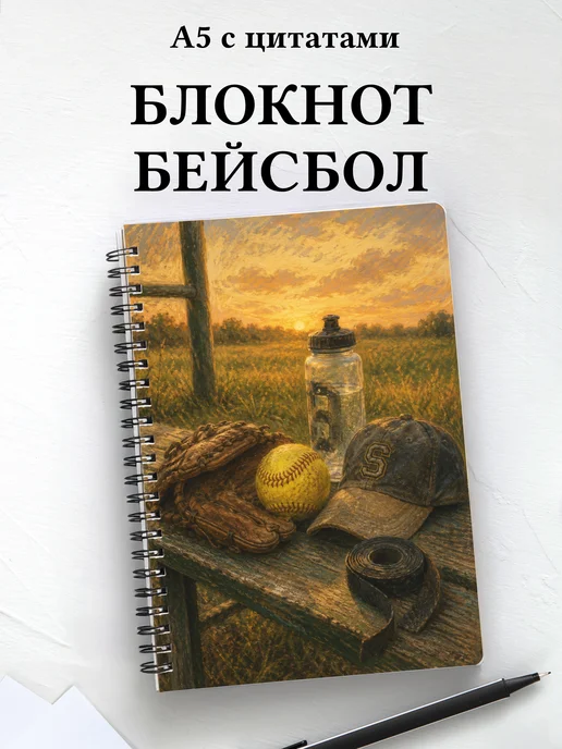 Блокнот Бейсбол