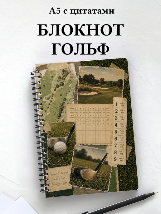 Блокнот Гольф