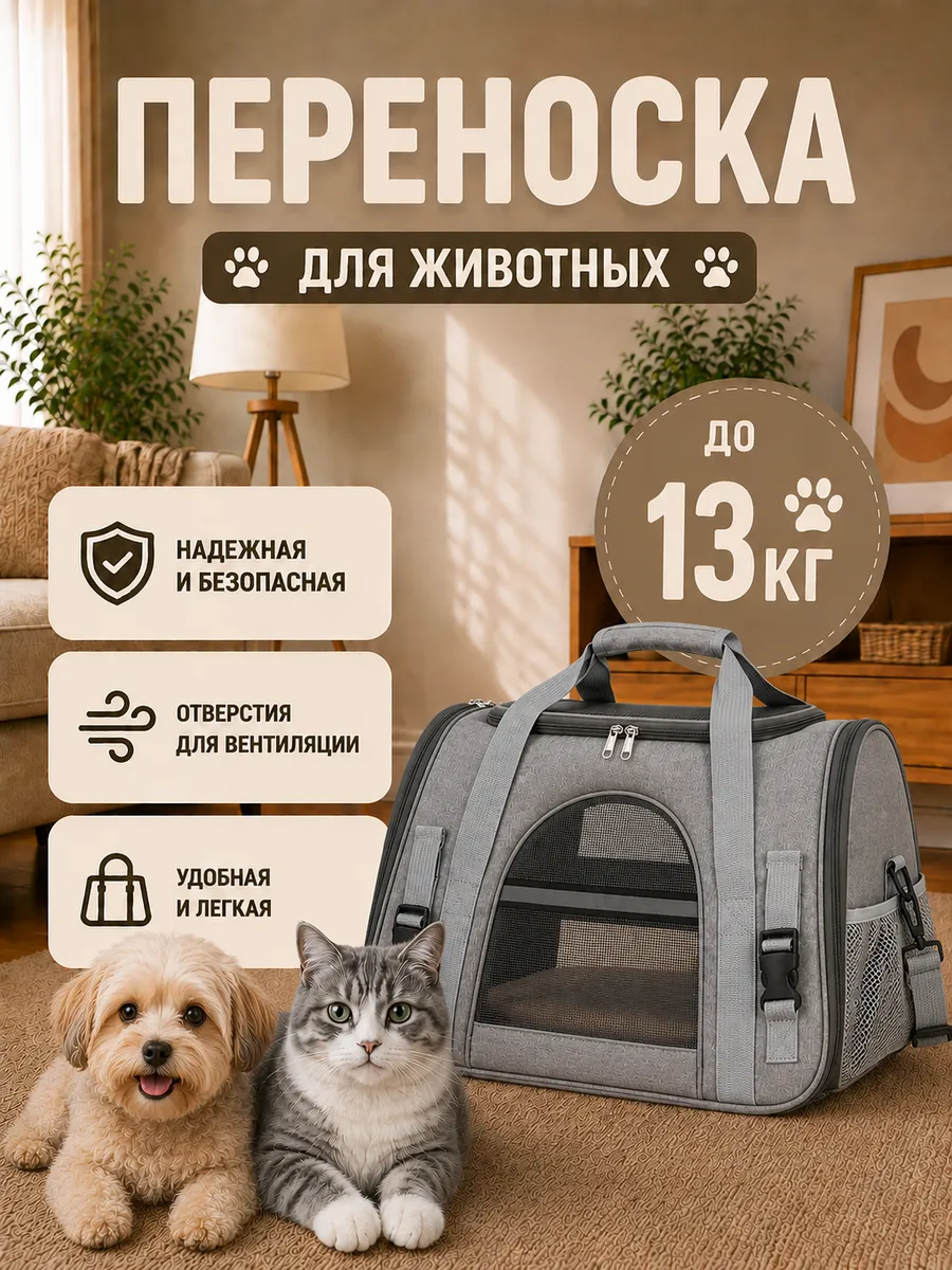 Переноска для кошек и собак