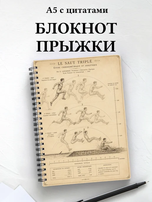 Блокнот Прыжки