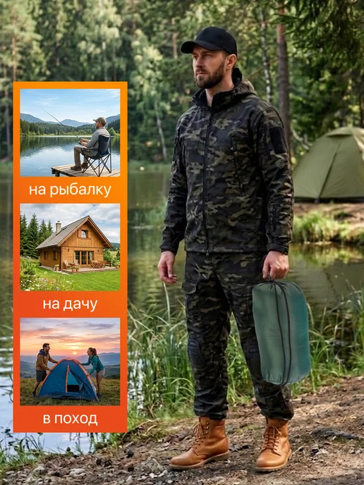ByMallSport Спальный мешок туристический одноместный, зеленый, фото 5