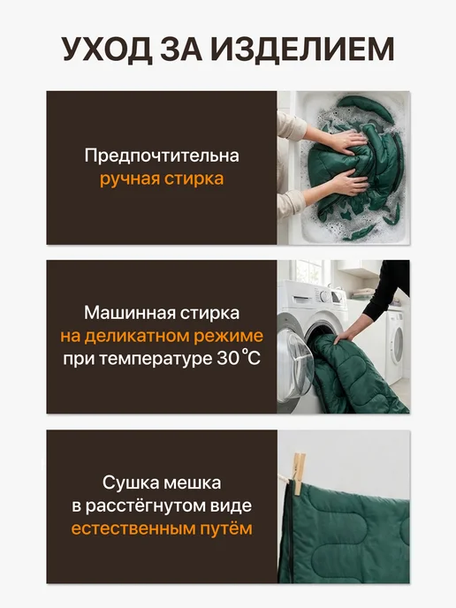 ByMallSport Спальный мешок туристический одноместный, зеленый, фото 6