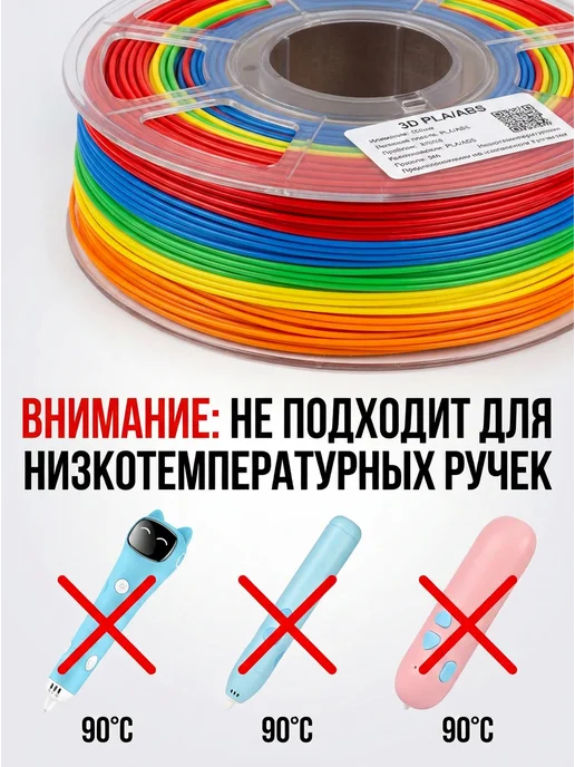 PlastikPro Пластик для 3д ручки стержни 10 цветов, 20 цв., фото 4