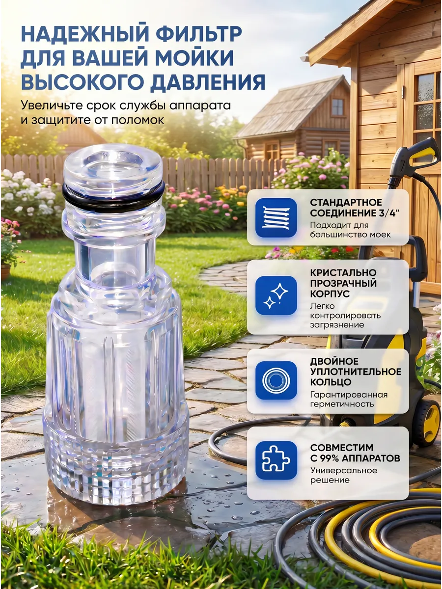 Фильтр для мойки высокого давления