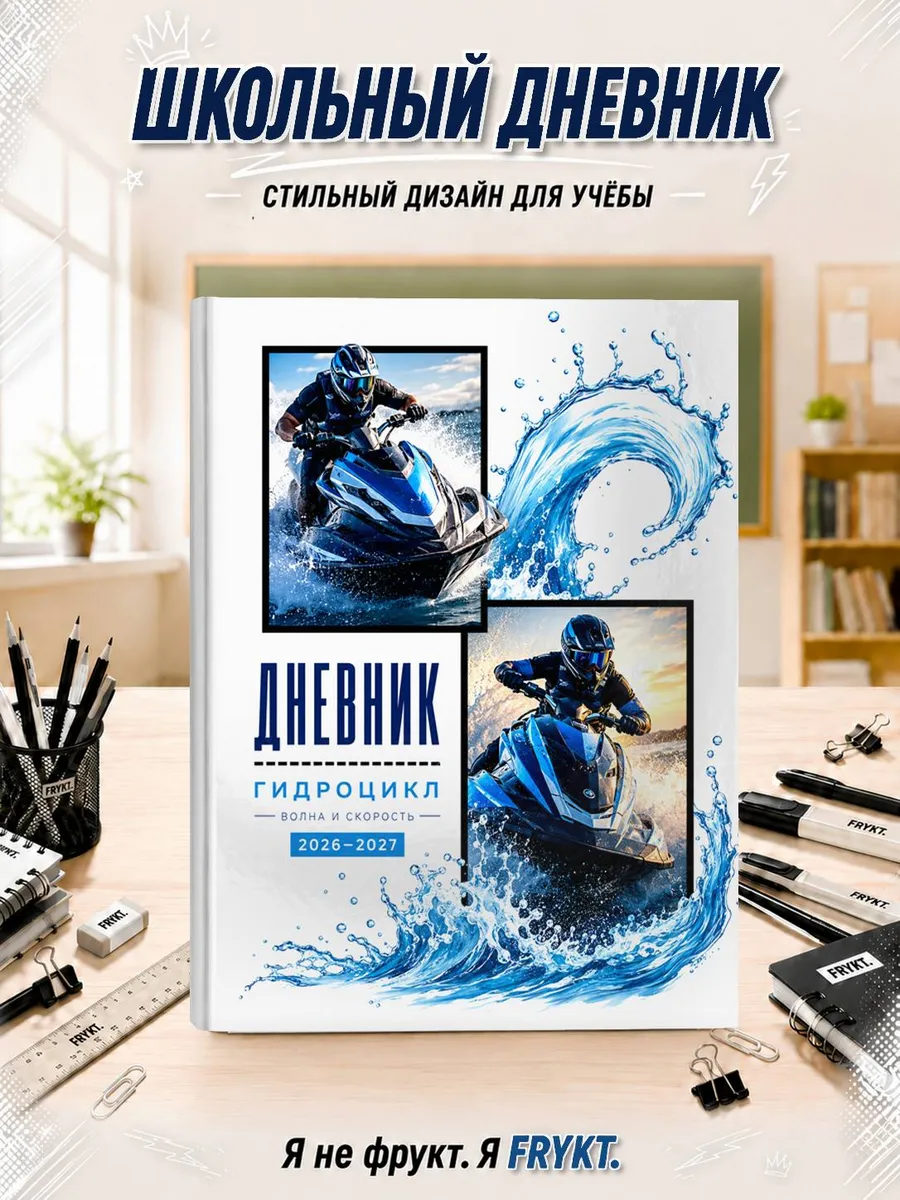 Школьный дневник 1-11 класс Гидроцикл
