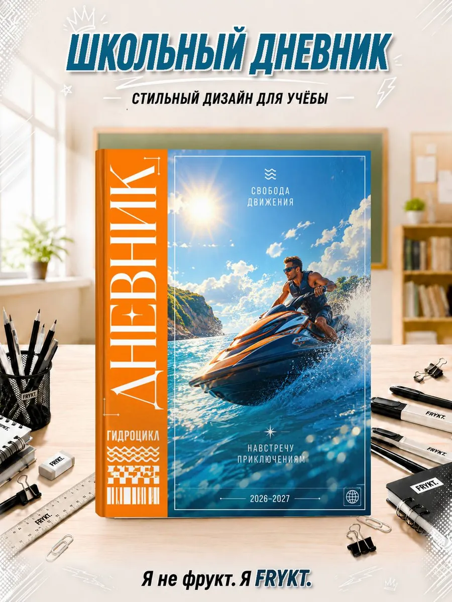 Школьный дневник 1-11 класс Гидроцикл